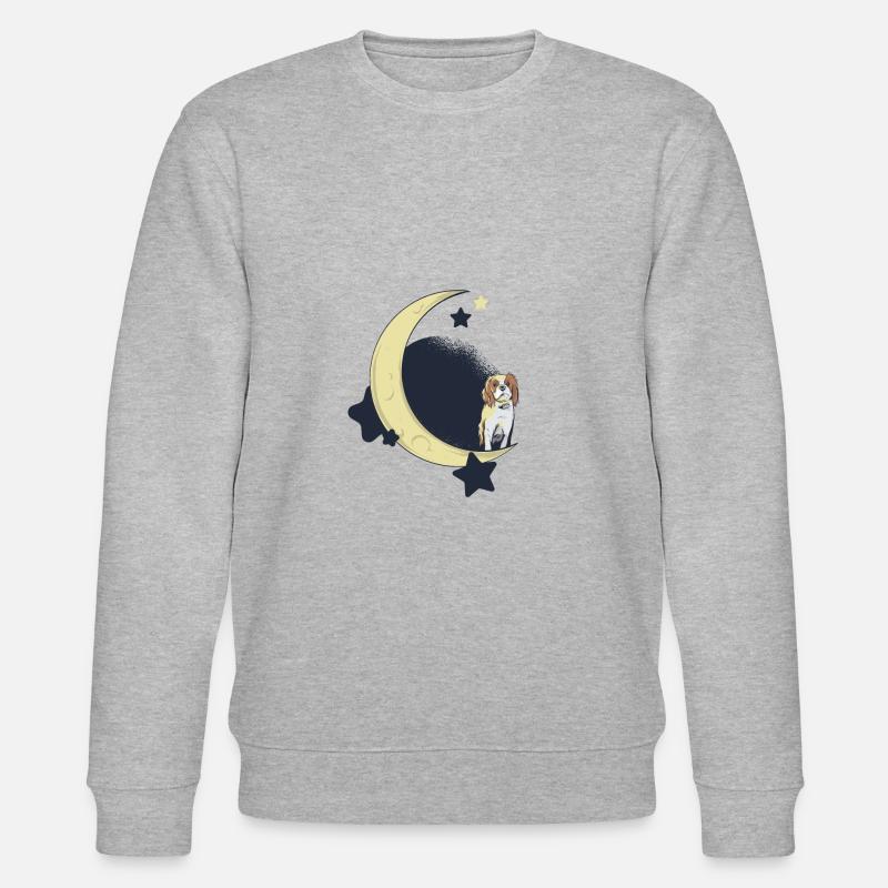 Cavalier King Charles Spaniel - Stanley/Stella Unisex Bio-Sweatshirt CHANGER  - Grau meliert