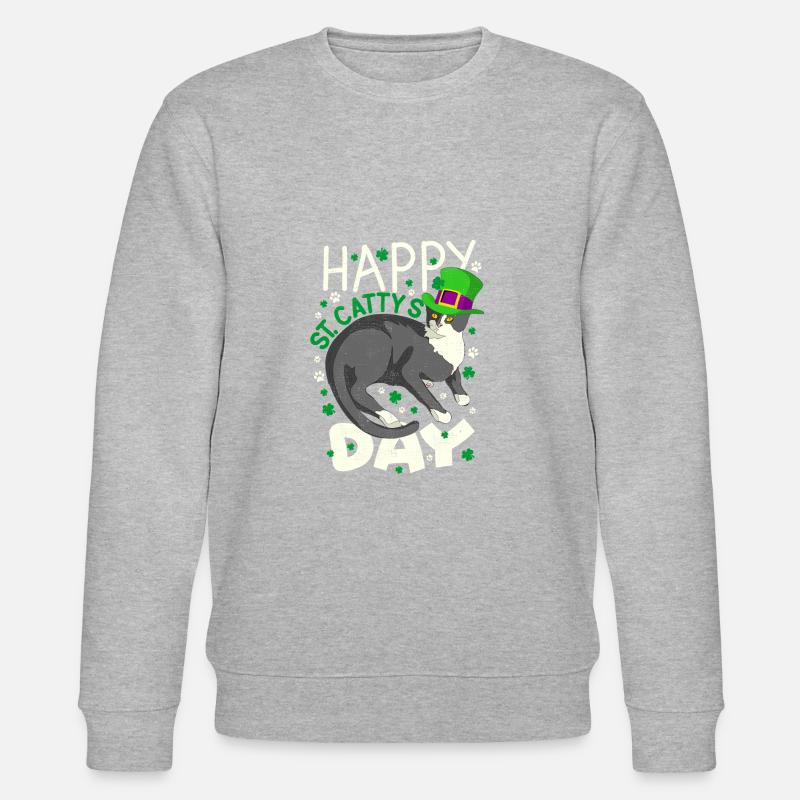 Joyeuse Saint Cattys - Sweat bio CHANGER Stanley/Stella Unisexe - gris chiné