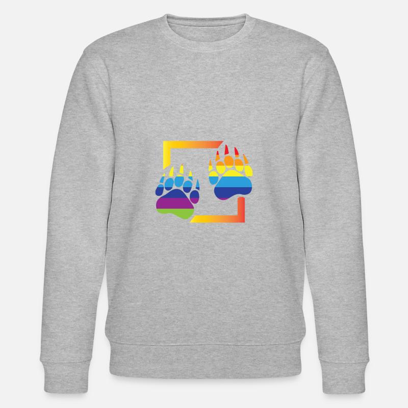 Gay Bear Pride - Stanley/Stella Unisex Bio-Sweatshirt CHANGER  - Grau meliert