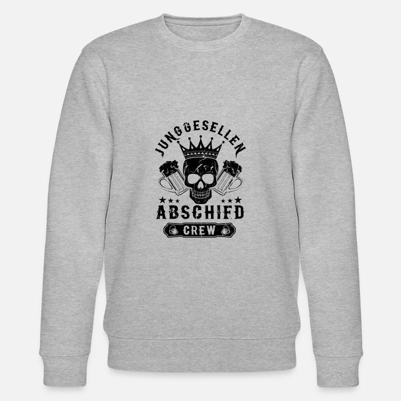 Junggesellenabschied Crew - Stanley/Stella Unisex Bio-Sweatshirt CHANGER  - Grau meliert
