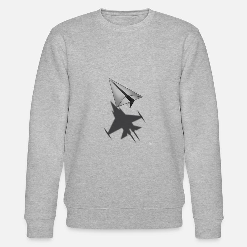 Jet de papier - Sweat bio CHANGER Stanley/Stella Unisexe - gris chiné