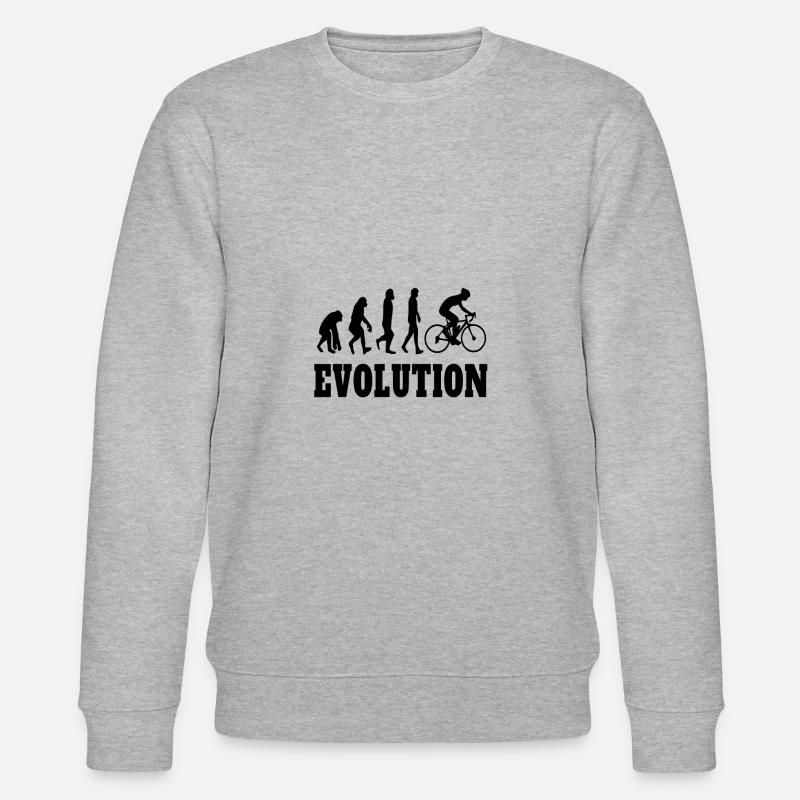 Evolution du cyclisme - Sweat bio CHANGER Stanley/Stella Unisexe - gris chiné