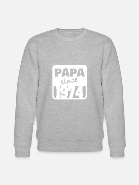Papa 1974 - Stanley/Stella Unisex Bio-Sweatshirt CHANGER -