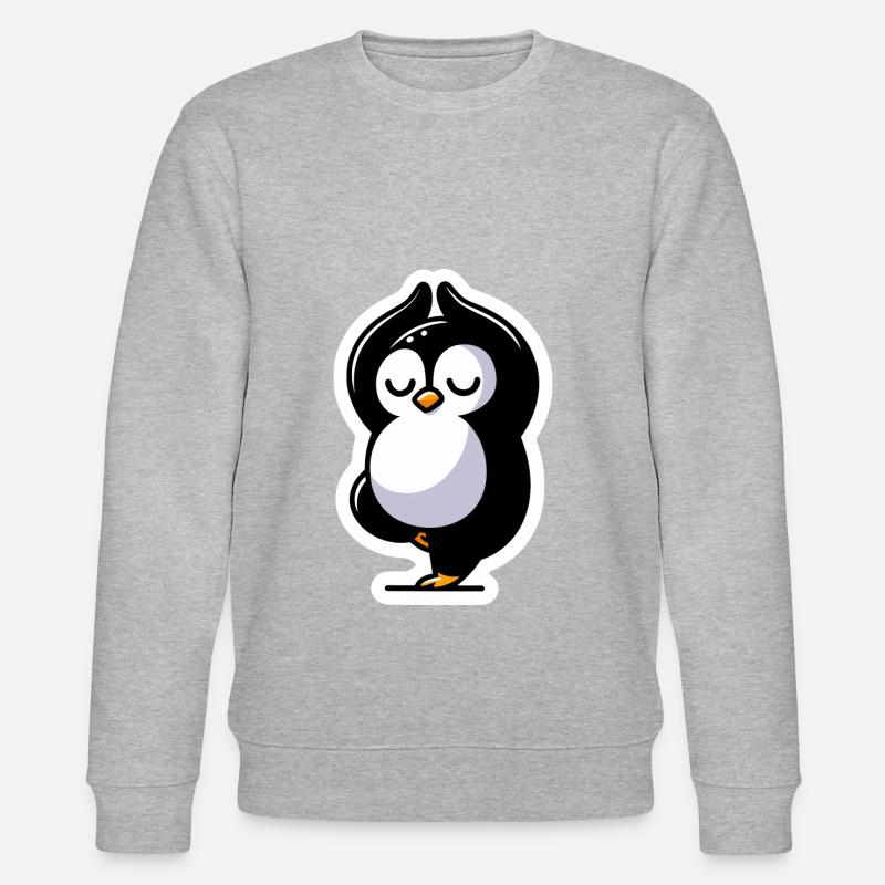 Pingouin de yoga - Sweat bio CHANGER Stanley/Stella Unisexe - gris chiné