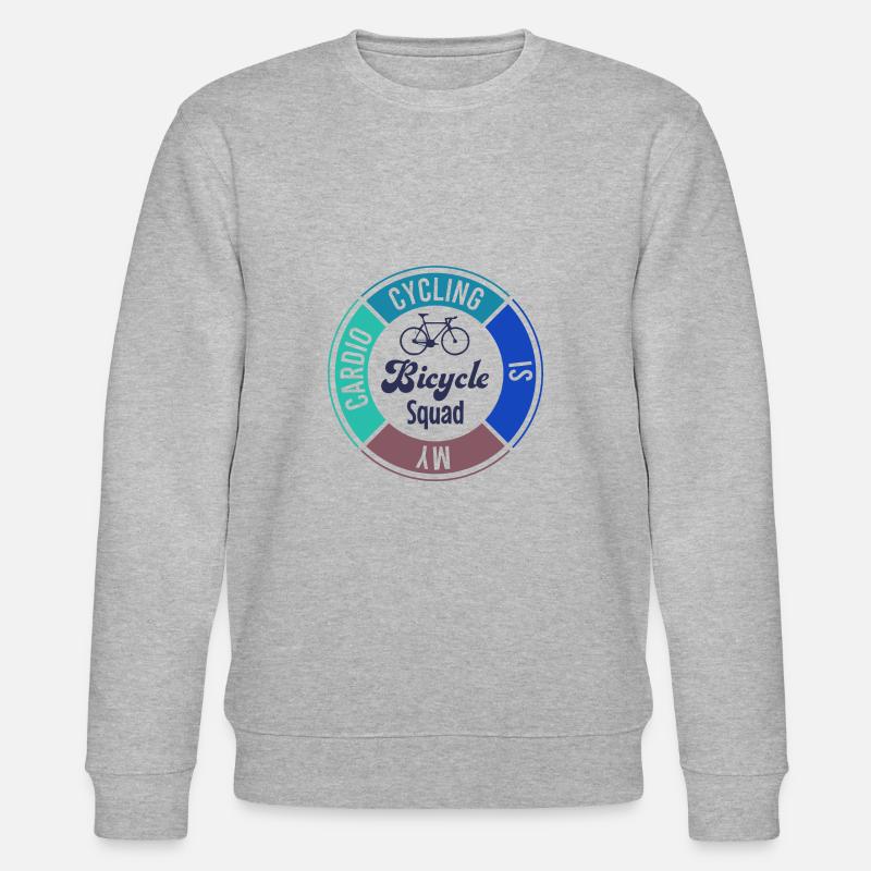 Cyclotourisme durable Bicycle Squad - Sweat bio CHANGER Stanley/Stella Unisexe - gris chiné