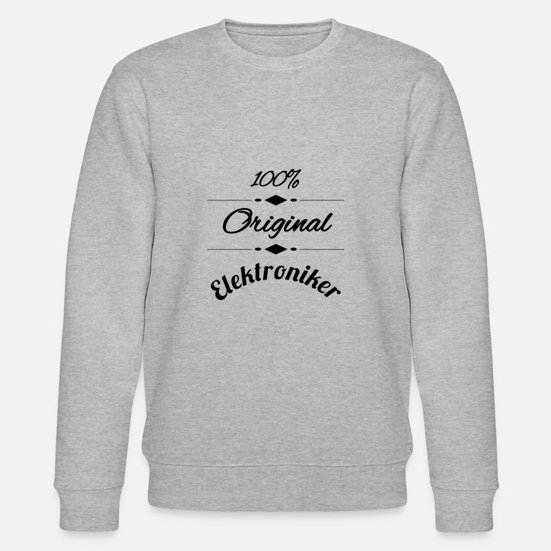 Elektroniker - Stanley/Stella Unisex Bio-Sweatshirt CHANGER  - Grau meliert