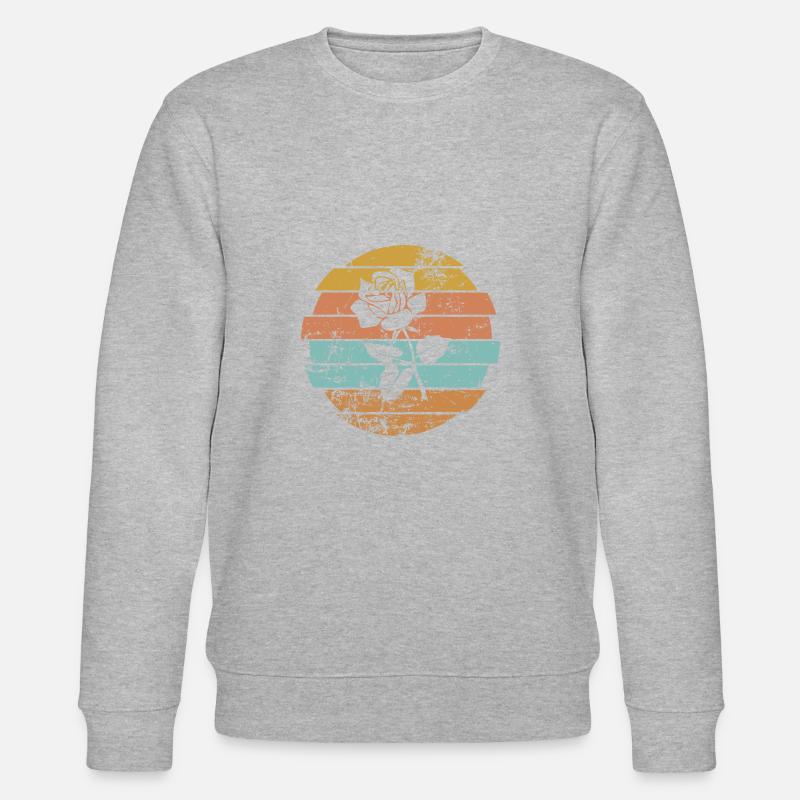 Rose - Stanley/Stella Unisex Bio-Sweatshirt CHANGER  - Grau meliert