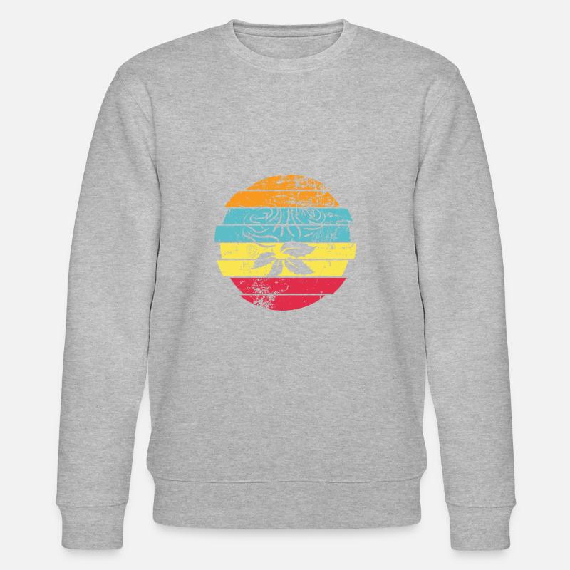 Rose - Stanley/Stella Unisex Bio-Sweatshirt CHANGER  - Grau meliert