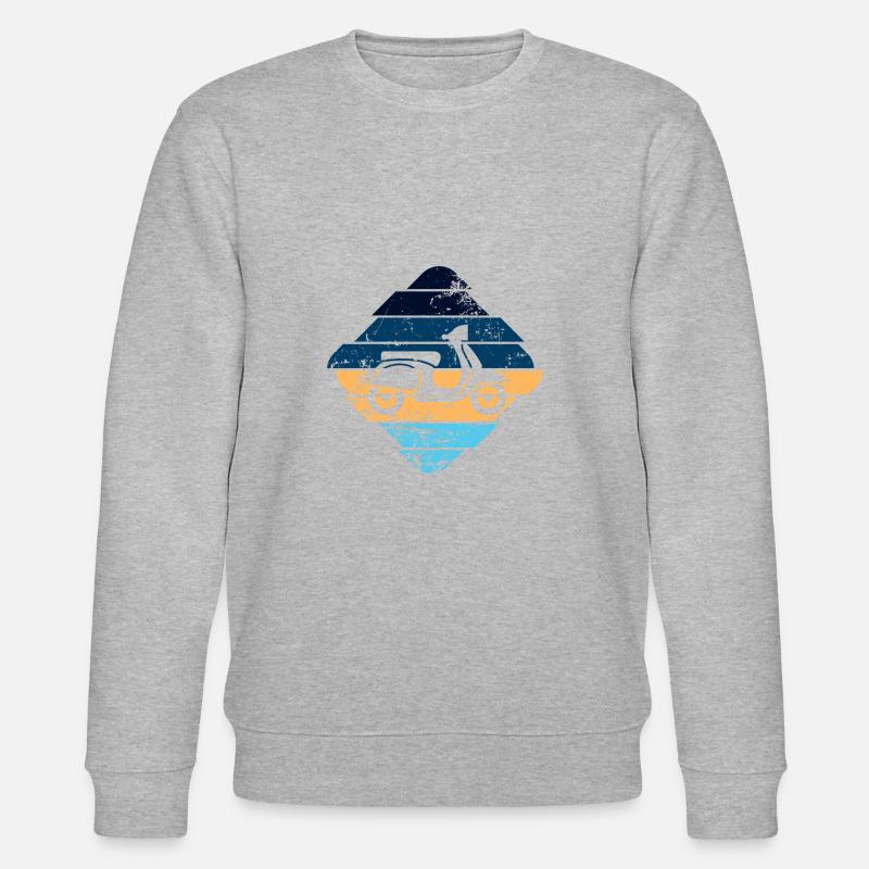 Moped - Stanley/Stella Unisex Bio-Sweatshirt CHANGER  - Grau meliert
