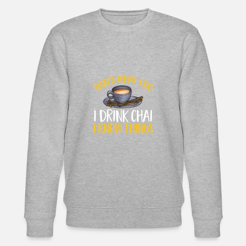 Chai Tee Masala Chai - Stanley/Stella Unisex Bio-Sweatshirt CHANGER - Grau meliert