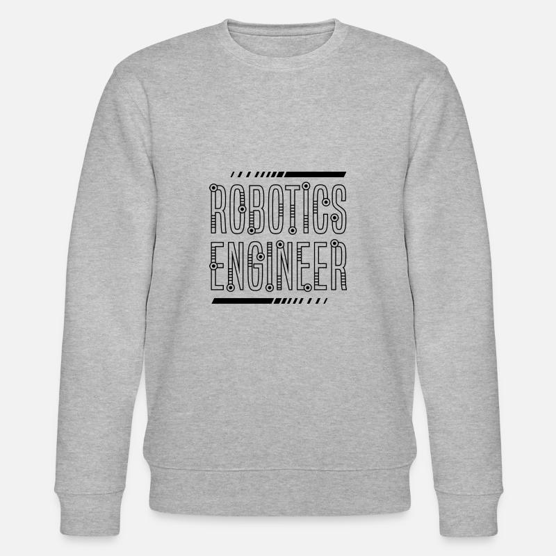Robotics Engineer Mechanic Engineering Robots - Stanley/Stella CHANGER Unisex Organic Sweatshirt - heather grey