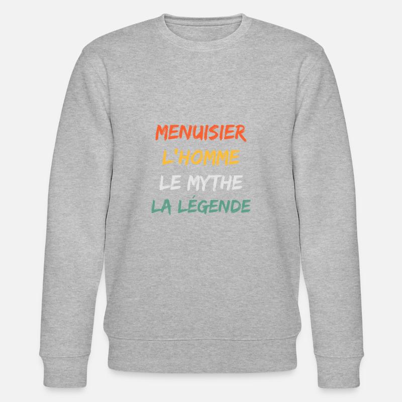 menuisier - Sweat bio CHANGER Stanley/Stella Unisexe - gris chiné