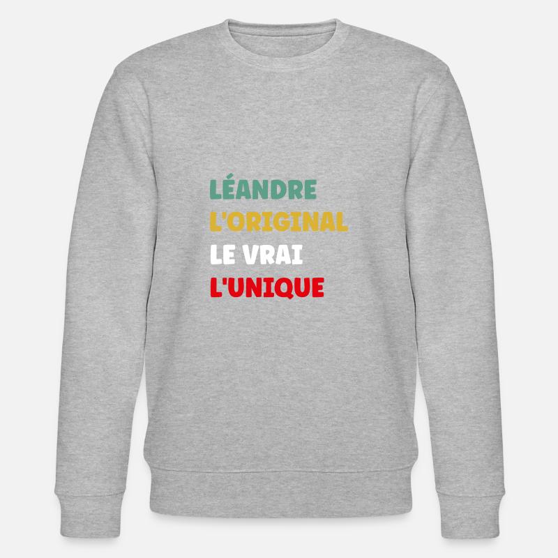 léandre - Sweat bio CHANGER Stanley/Stella Unisexe - gris chiné
