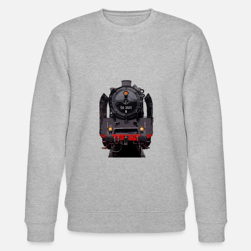 Locomotive à vapeur 50 3501 - Sweat bio CHANGER Stanley/Stella Unisexe - gris chiné
