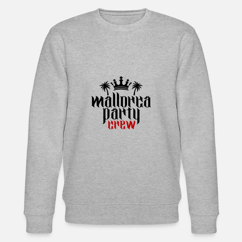Mallorca Party Crew - Stanley/Stella Unisex Bio-Sweatshirt CHANGER  - Grau meliert