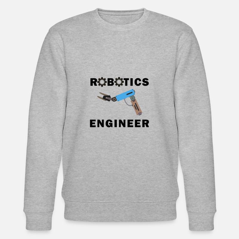 Robotik Ironic Quote Electronic Engineering - Stanley/Stella Unisex Bio-Sweatshirt CHANGER  - Grau meliert