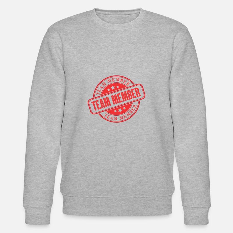 Team Stempel - Stanley/Stella Unisex Bio-Sweatshirt CHANGER  - Grau meliert
