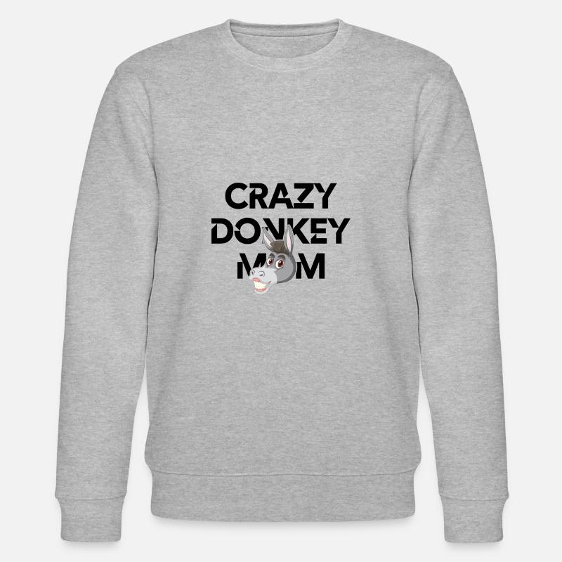 Esel Mama - Stanley/Stella Unisex Bio-Sweatshirt CHANGER  - Grau meliert