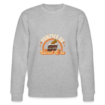 bakery dessert cake carrot delicious recipe - Stanley/Stella CHANGER Unisex Organic Sweatshirt - heather grey - Front - Nik (191cm) & Marisol (170cm)
