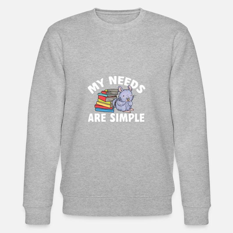 Chinchilla - Stanley/Stella Unisex Bio-Sweatshirt CHANGER  - Grau meliert