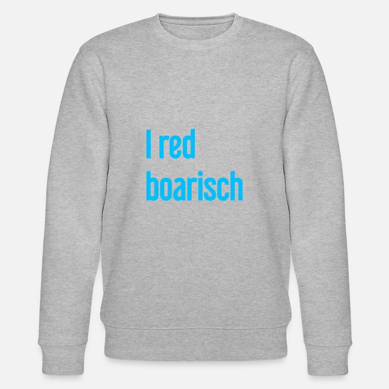 I red boarisch - Stanley/Stella Unisex Bio-Sweatshirt CHANGER  - Grau meliert