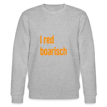 I red boarisch - Stanley/Stella Unisex Bio-Sweatshirt CHANGER  - Grau meliert - Vorne - Nik (191cm) & Marisol (170cm)