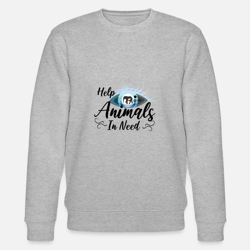 Citation Abri pour animaux mignons - Sweat bio CHANGER Stanley/Stella Unisexe - gris chiné