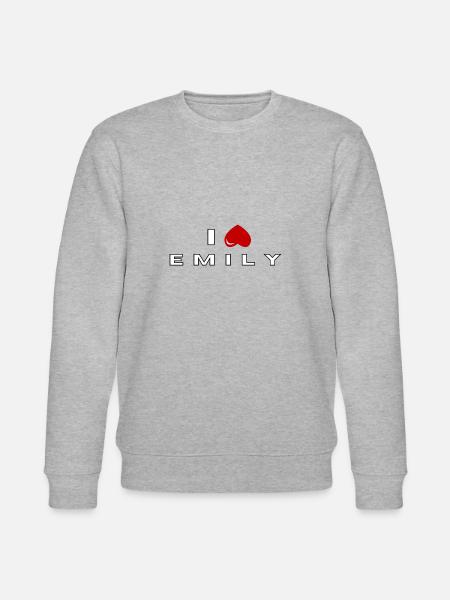 I hate Emily - Stanley/Stella CHANGER Unisex Organic Sweatshirt - heather grey