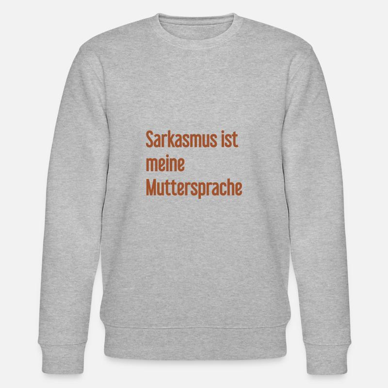 Sarkasmus-Profi - Stanley/Stella Unisex Bio-Sweatshirt CHANGER  - Grau meliert