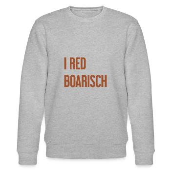 I red boarisch - Stanley/Stella Unisex Bio-Sweatshirt CHANGER  - Grau meliert - Vorne - Nik (191cm) & Marisol (170cm)