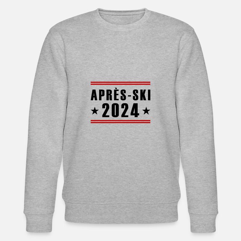 Apres Ski 2024 - Stanley/Stella Unisex Bio-Sweatshirt CHANGER - Grau meliert