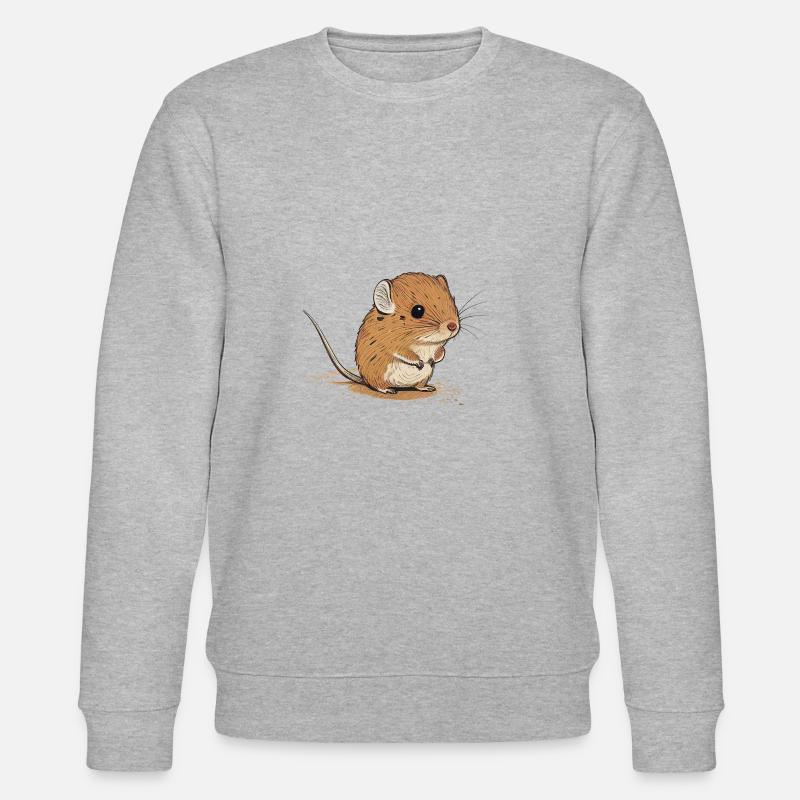 Elefantenspitzmaus - Stanley/Stella Unisex Bio-Sweatshirt CHANGER - Grau meliert