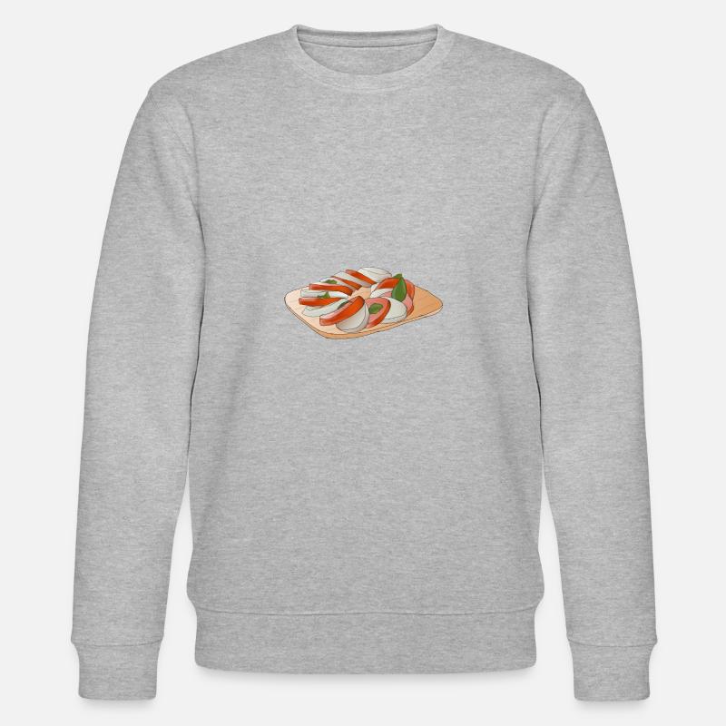 Mozzarella - Stanley/Stella Unisex Bio-Sweatshirt CHANGER  - Grau meliert