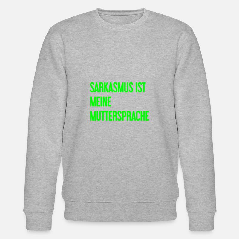 Sarkasmus-Profi - Stanley/Stella Unisex Bio-Sweatshirt CHANGER  - Grau meliert