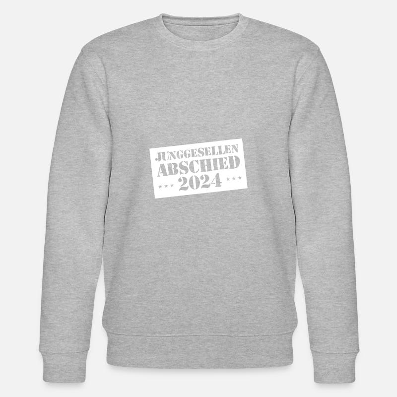 Junggesellenabschied 2024 - Stanley/Stella Unisex Bio-Sweatshirt CHANGER  - Grau meliert