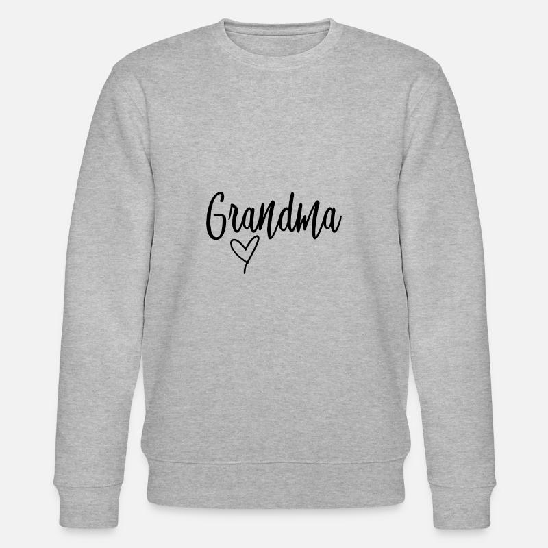 Grand-mère de gorge - Sweat bio CHANGER Stanley/Stella Unisexe - gris chiné