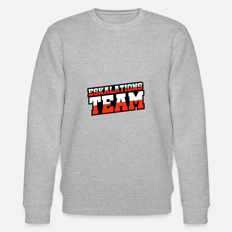 Eskalations Team - Stanley/Stella Unisex Bio-Sweatshirt CHANGER  - Grau meliert
