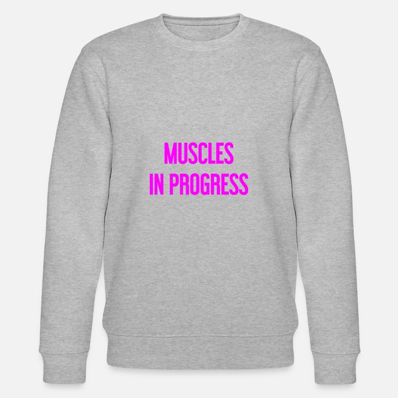 Muscles in Progress - Stanley/Stella Unisex Bio-Sweatshirt CHANGER - Grau meliert