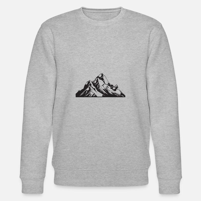 Berge Alpen Natur - Stanley/Stella Unisex Bio-Sweatshirt CHANGER - Grau meliert