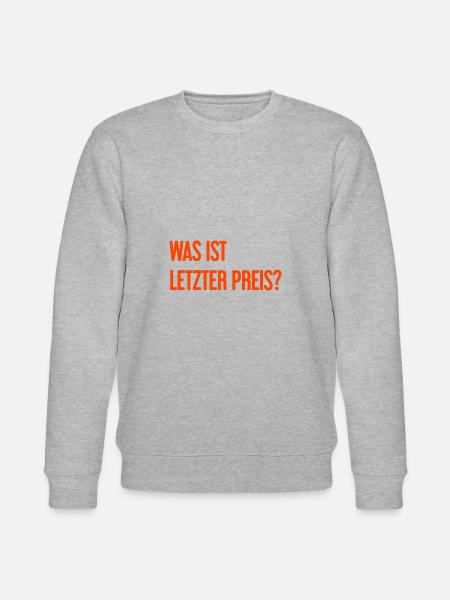 What is last price? - Stanley/Stella CHANGER Unisex Organic Sweatshirt - heather grey