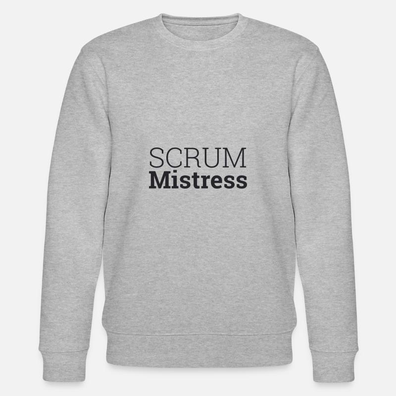 « Scrum Mistress » | SCRMSTR - Sweat bio CHANGER Stanley/Stella Unisexe - gris chiné