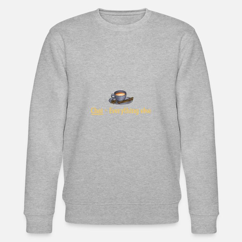 Chai Tee Masala Chai - Stanley/Stella Unisex Bio-Sweatshirt CHANGER  - Grau meliert