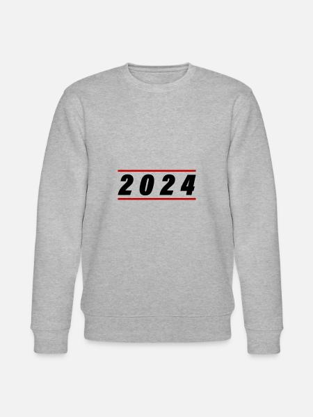 2024 Jahr - Stanley/Stella Unisex Bio-Sweatshirt CHANGER  - Grau meliert
