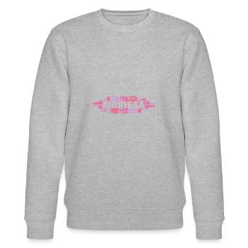 Mutti Marissa - Stanley/Stella Unisex Bio-Sweatshirt CHANGER  - Grau meliert - Vorne - Nik (191cm) & Marisol (170cm)
