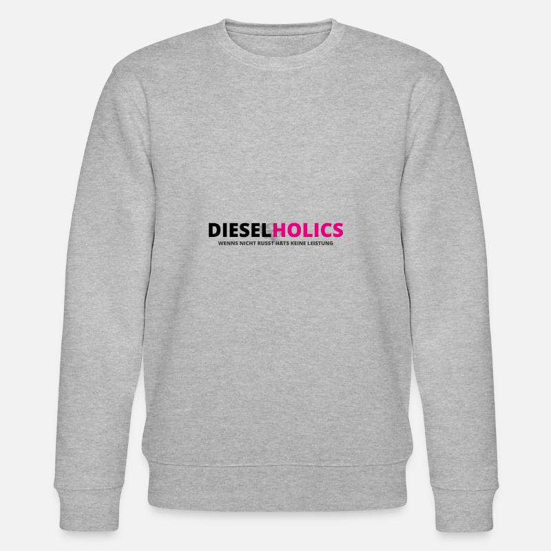 Dieselholics schwarz pink - Stanley/Stella Unisex Bio-Sweatshirt CHANGER  - Grau meliert