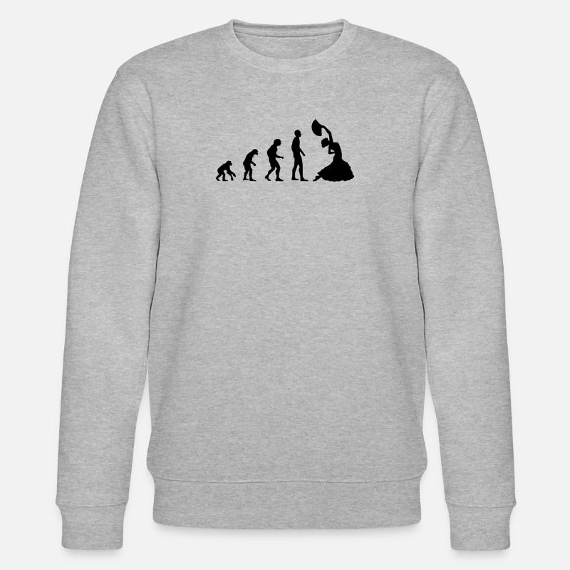 Flamenco Evolution / Flamenco Tanz / Kleid - Stanley/Stella Unisex Bio-Sweatshirt CHANGER  - Grau meliert