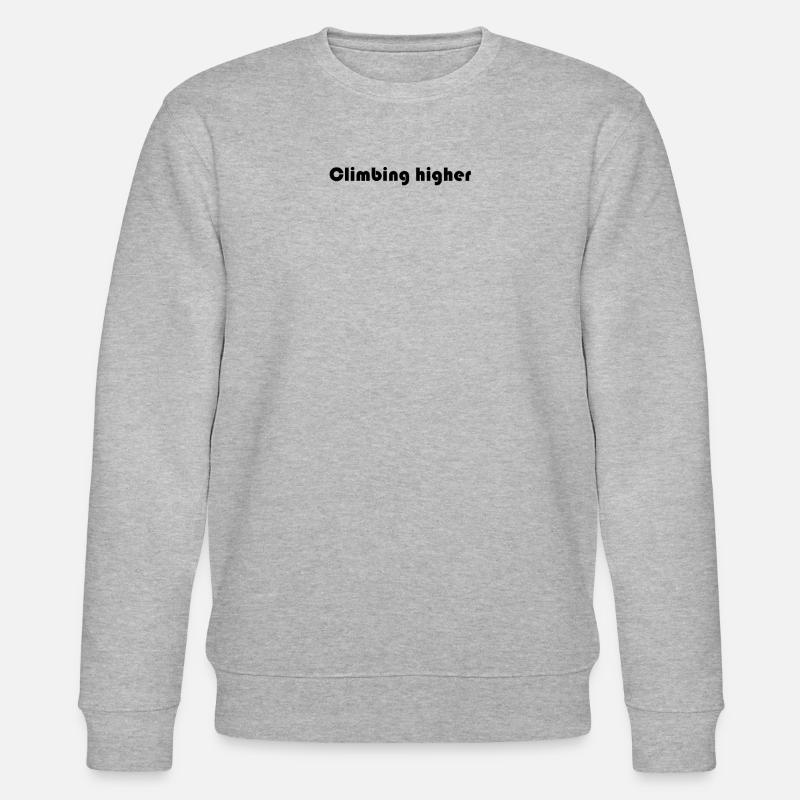 Wandern - Climbing higher - Stanley/Stella Unisex Bio-Sweatshirt CHANGER  - Grau meliert