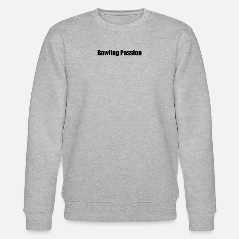 Bowling - Bowling Passion - Stanley/Stella Unisex Bio-Sweatshirt CHANGER  - Grau meliert