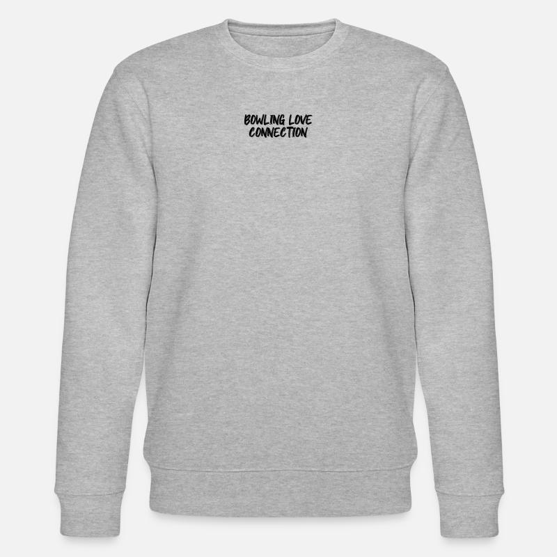 Bowling - Connexion amoureuse du bowling - Sweat bio CHANGER Stanley/Stella Unisexe - gris chiné