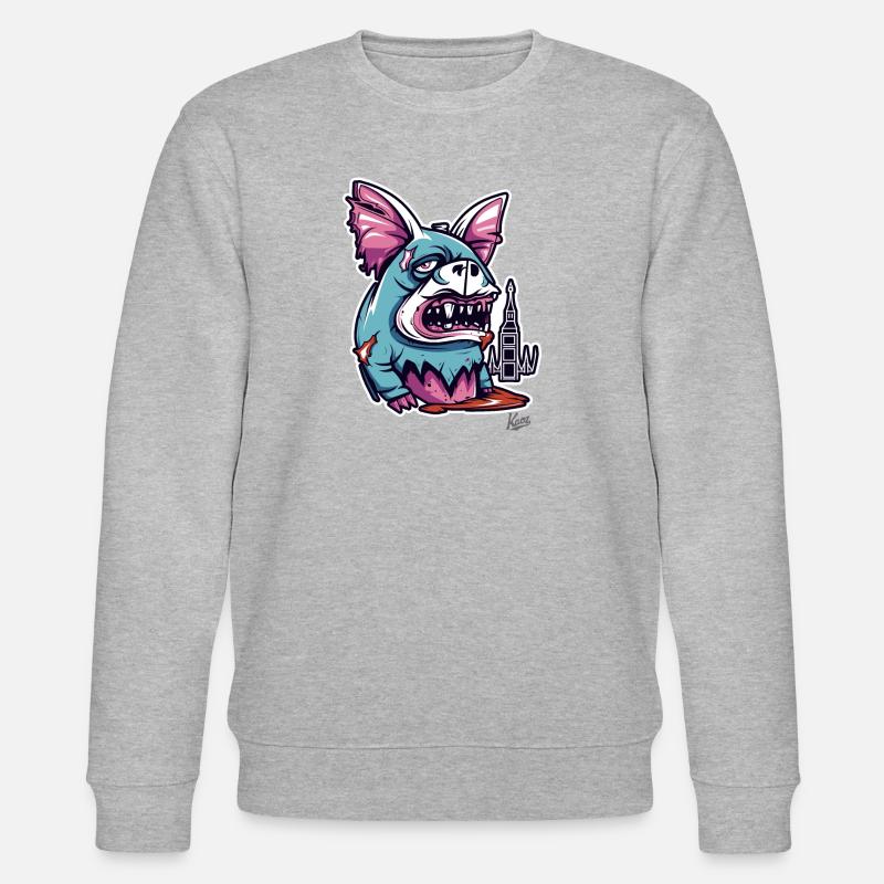 Créature monstrueuse - Sweat bio CHANGER Stanley/Stella Unisexe - gris chiné